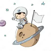 fotomural-infantil-astronauta-en-el-espacio-139871282