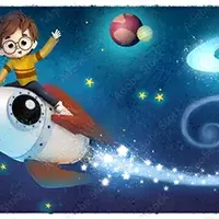 fotomural-infantil-astronauta-en-el-espacio-184562958