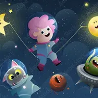 fotomural-infantil-astronauta-en-el-espacio-481386343