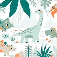 mural-infantil-de-dinosaurios-y-volcan-429937831