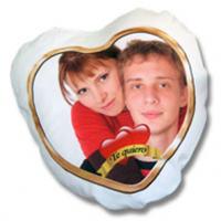 Fotoregalo Cojín con forma de CORAZÓN personalizado (Gigante)