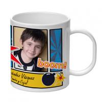 Fotoregalo Taza Blanca de Plástico Irrompible personalizada