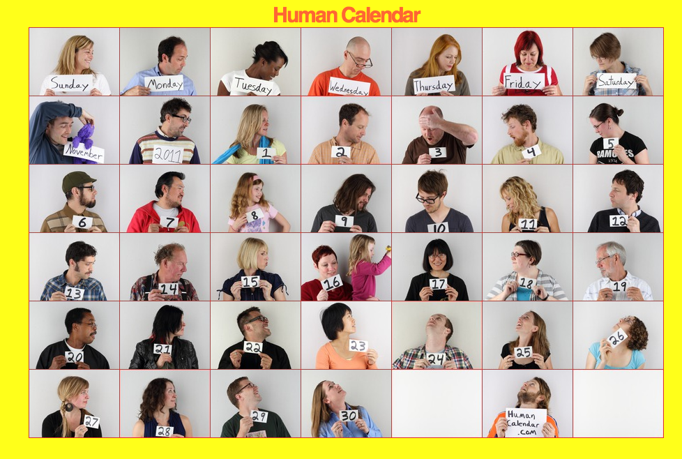 Human calendar